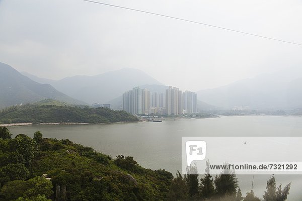 Bucht auf Lantau Island  Hong Kong  China
