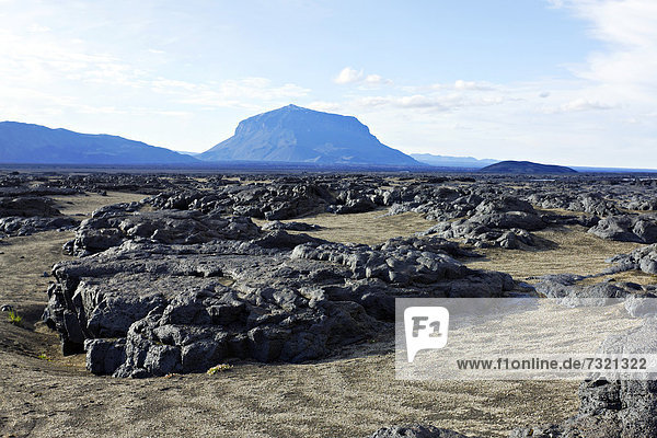 Vulkanlandschaft in der Nähe von Askja  Island  Europa