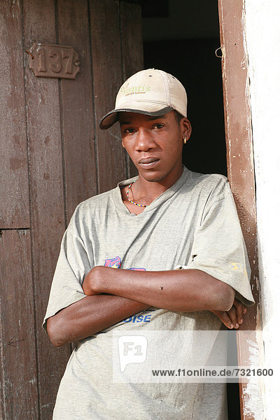 Young man  Trinidad  Sancti-Spiritus Province  Cuba  Latin America