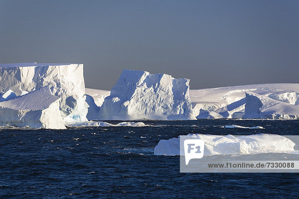 Eisberge vor der Antarktischen Halbinsel  Südpolarmeer  Antarktis