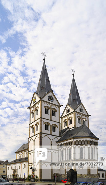 Katholische Pfarrkirche St. Severus  Boppard  Rhein-Hunsrück-Kreis  Rheinland-Pfalz  Deutschland  Europa