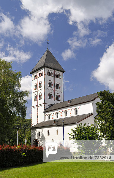 St. Johannes-Kirche  Unesco Weltkulturerbe Oberes Mittelrheintal  Lahnstein  Rheinland-Pfalz  Deutschland  Europa
