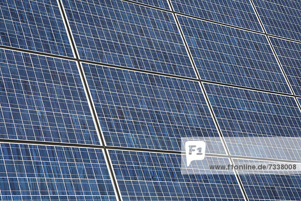 Detail of solar panels