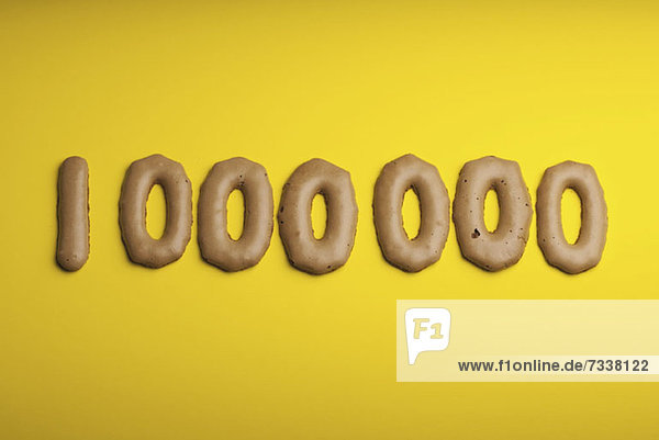 Eine Million in russischen Brotkeksen arrangiert