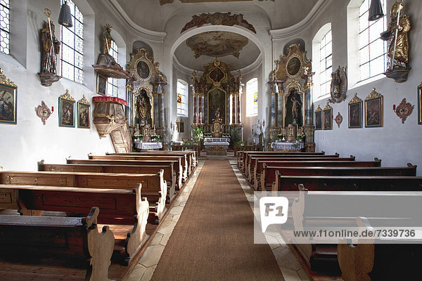 Kirche  Kottingwörth  Altmühltal  Bayern  Deutschland  Europa