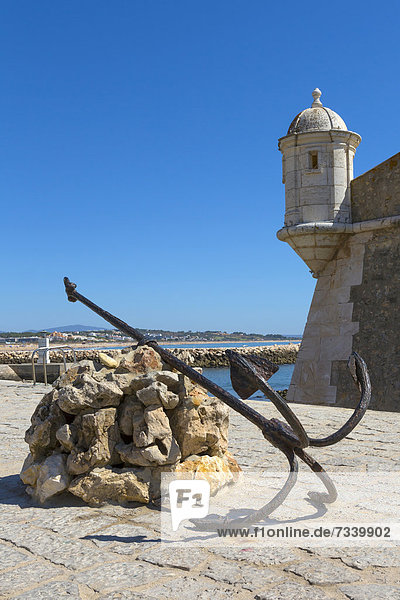 Festung Ponta da Bandeira  Lagos  Algarve  Portugal  Europa