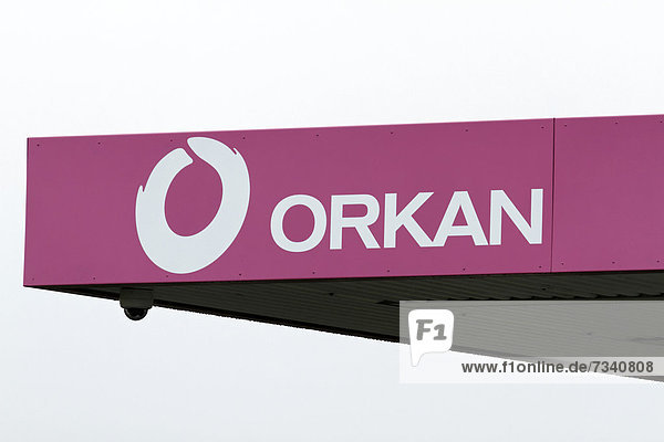 Orkan  Logo  Tankstellengruppe  Hveragerdi  Südisland  Island  Europa