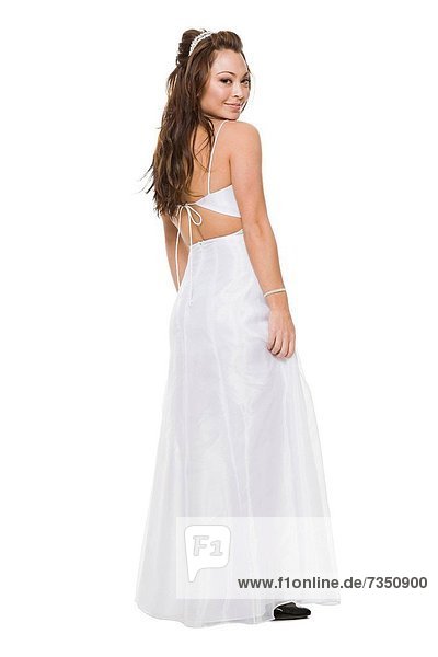 Frau Braut Kleid