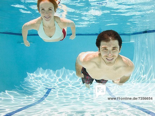 couple underwater