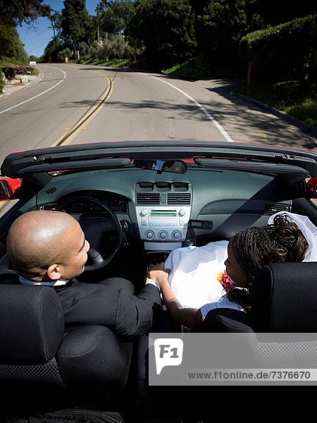 Hochzeit Auto Cabrio