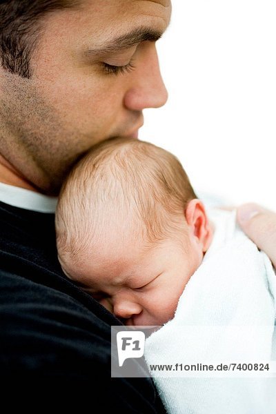 Vereinigte Staaten von Amerika  USA  umarmen  Junge - Person  Menschlicher Vater  Baby  Utah