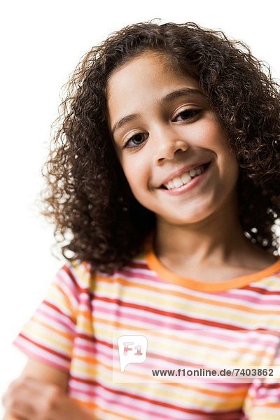 Girl smiling