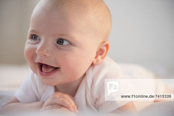 Portrait  lachen  Junge - Person  Baby