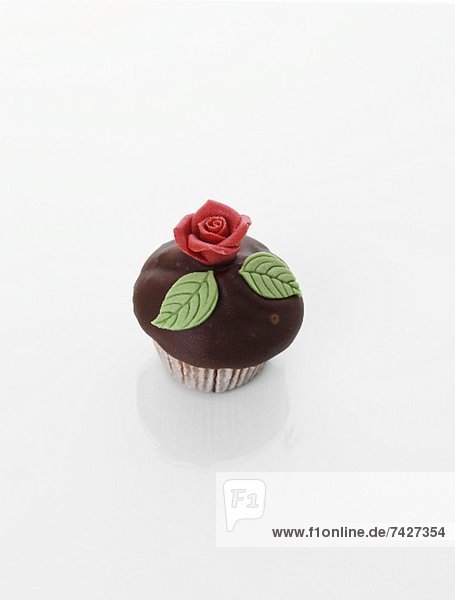 cupcake Marzipan Rose