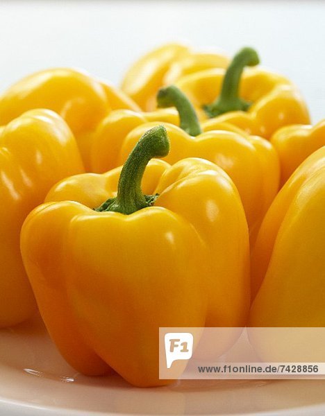 Several yellow peppers