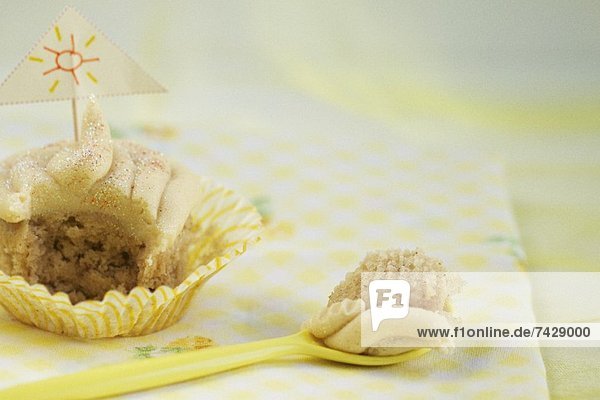 Veganer Vanille-Cupcake