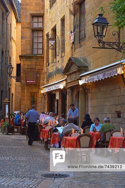 Frankreich Europa Altstadt Dordogne