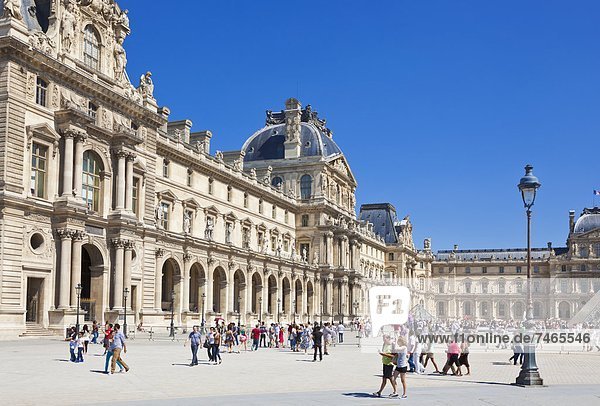 Paris  Hauptstadt  Frankreich  Europa  Tourist  Kunst  Museum  Galerie  Louvre