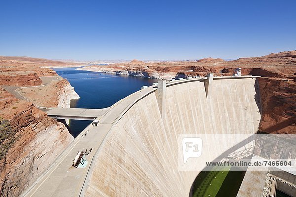 Glen Canyon Dam Lake Powell Page Arizona United States of America North America