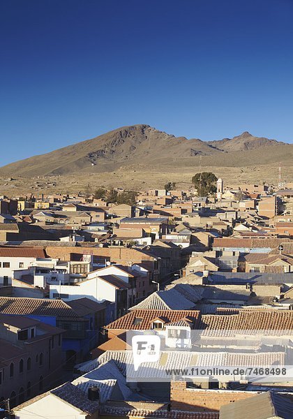 View of Potosi UNESCO World Heritage Site Bolivia South America