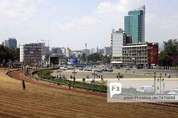 Meskal Square  Addis Ababa  Ethiopia  Africa