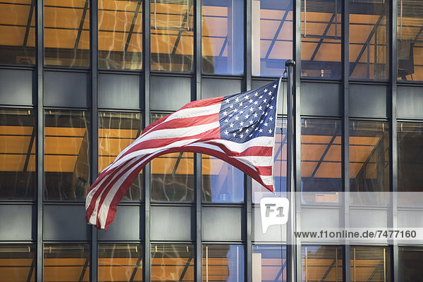 Gebäude  Hintergrund  Fahne  amerikanisch