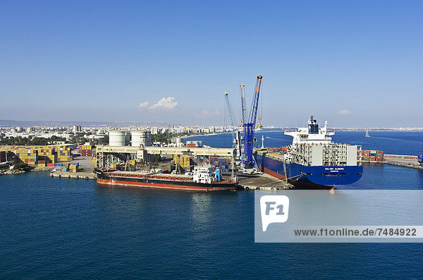 Hafen Schiff Antalya Container Türkei