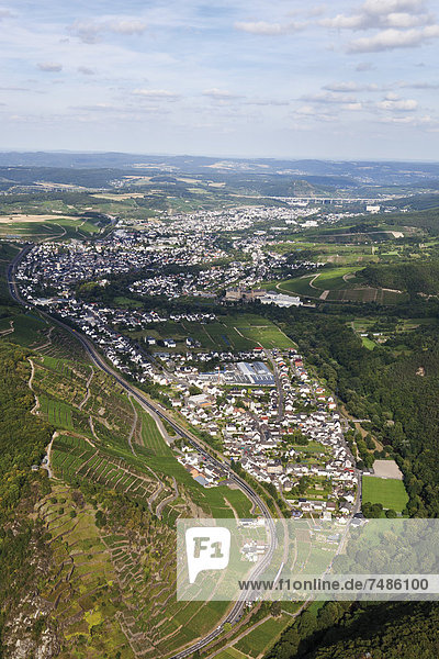 Europa  Deutschland  Rheinland-Pfalz  Blick auf Bad Neuenahr Ahrweiler