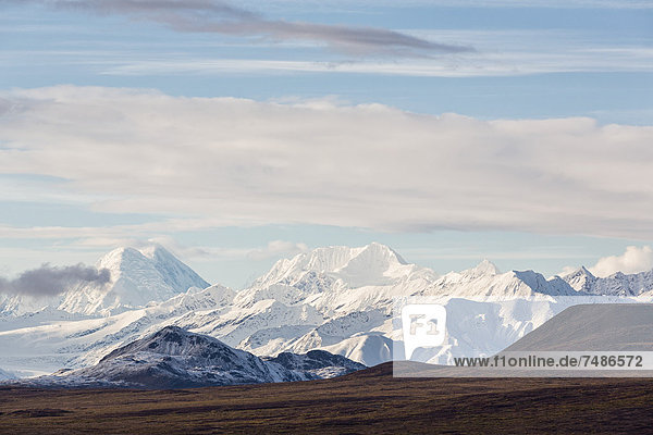 USA  Alaska  Blick auf Alaska Range
