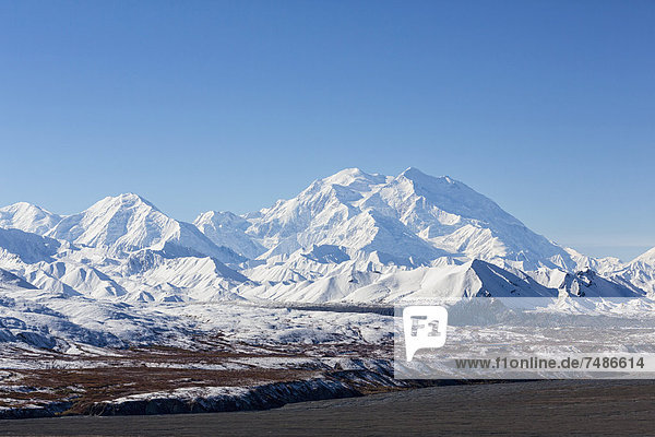 USA  Alaska  Blick vom Eielson Visitor Center im Denali Nationalpark
