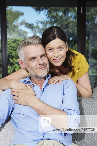 Germany  Berlin  Portrait of mature couple  smiling