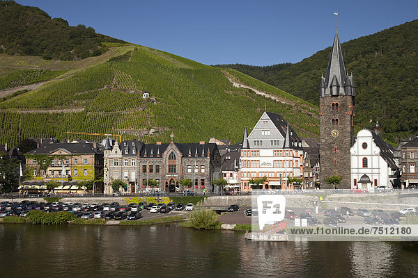 Europa, Kirche, Nostalgie, Bernkastel-Kues, Strömung, Ortsteil, Deutschland, Rheinland-Pfalz, Wachturm
