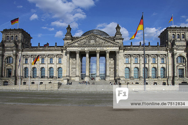 Reichstag building  Berlin  Germany  Europe