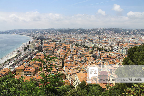 Townscape  Nice  Cote d'Azur  France  Europe