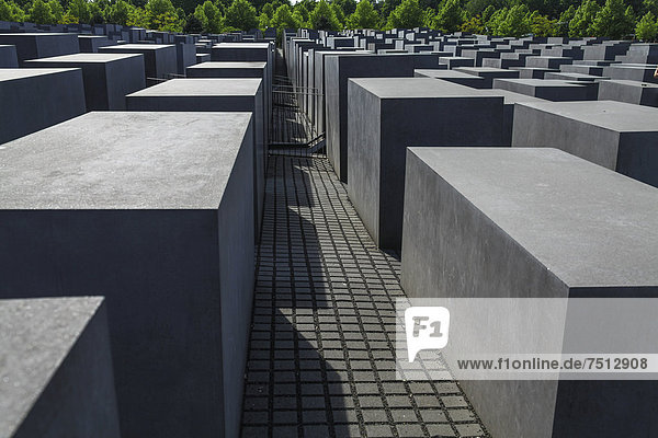 Memorial to the Murdered Jews of Europe  Holocaust memorial  Berlin  Germany  Europe