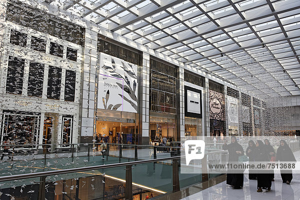 Fashion Avenue im Einkaufszentrum Dubai Mall  Vereinigte Arabische Emirate  Naher Osten  Asien