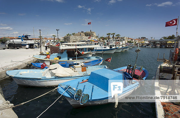 Harbour of Sigacik  Izmir Region  Turkey  Asia