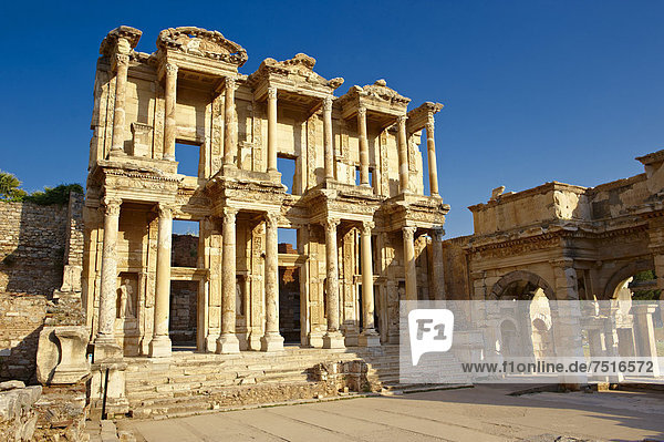 The Library of Celsus  Roman ruins of Ephesus  Turkey