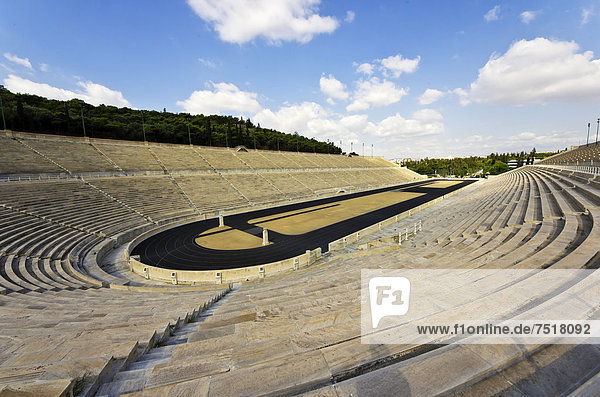 Panathinaikos  Stadion der ersten neuzeitlichen Olympischen Spiele 1896  Athen  Griechenland  Europa