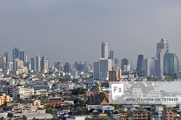 Bangkok Hauptstadt hoch oben Finanzen aufwärts Hotel Asien Ortsteil Thailand