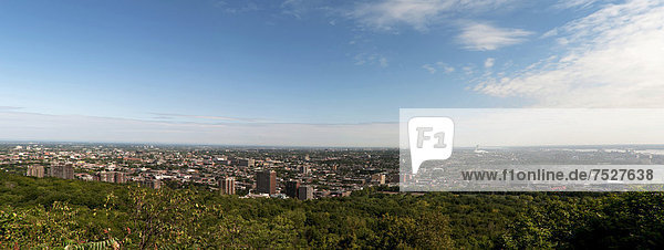 Panorama Monarchie Nordamerika Ansicht Kanada Montreal Quebec