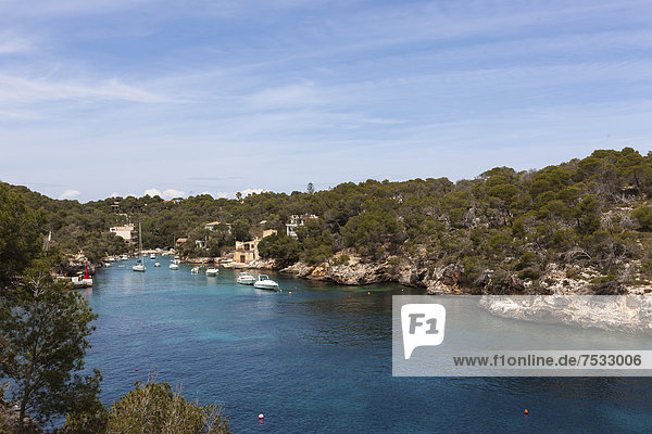 Hafen Europa Mallorca Balearen Balearische Inseln Bucht Mittelmeer Spanien