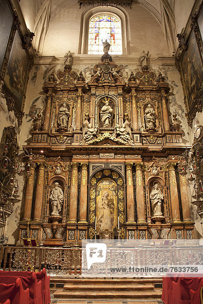 Kapelle Capilla de la Antigua in der Kathedrale Santa Maria de la Sede  UNESCO-Weltkulturerbe  Sevilla  Andalusien  Spanien  Europa