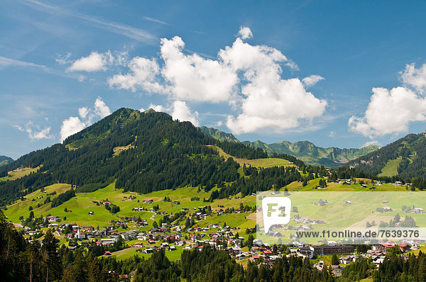 Landschaftlich schön  landschaftlich reizvoll  Europa  Berg  Landschaft  Österreich  Hirschegg  Kleinwalsertal  Vorarlberg