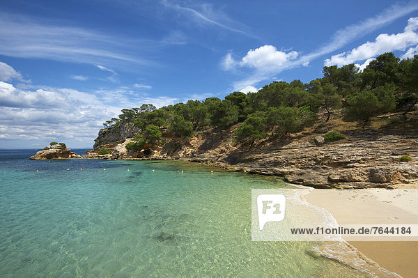 Außenaufnahme  Landschaftlich schön  landschaftlich reizvoll  Europa  Tag  Strand  Landschaft  Küste  niemand  Meer  Natur  Mallorca  Sandstrand  Balearen  Balearische Inseln  Spanien