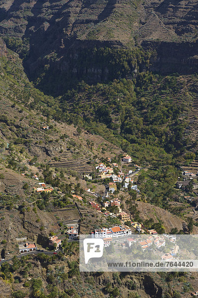 Außenaufnahme Baustelle Europa Tag Wohnhaus Gebäude niemand Architektur Kanaren Kanarische Inseln La Gomera Spanien Valle Gran Rey