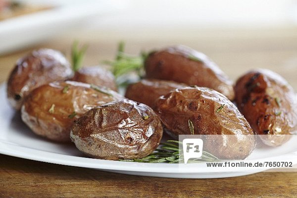 Small Whole Roasted Potatoes with Rosemary