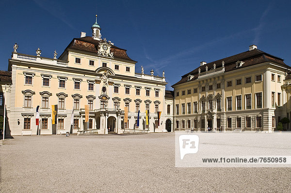 Germany's largest Baroque palace  Ludwigsburg Palace  built from 1704-33  Ludwigsburg  Baden-Wuerttemberg  Germany  Europe