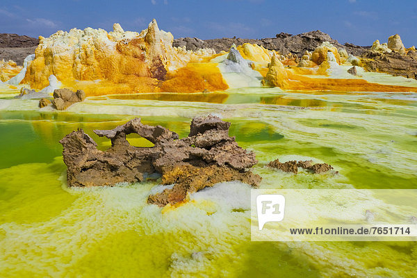 Aktivitäten Landschaft Vulkan Form Formen Dallol