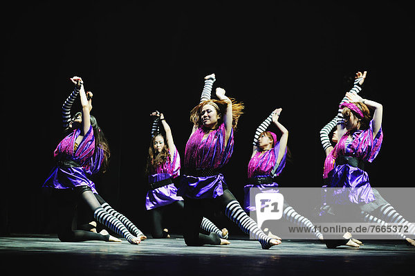 Group of dancers performing